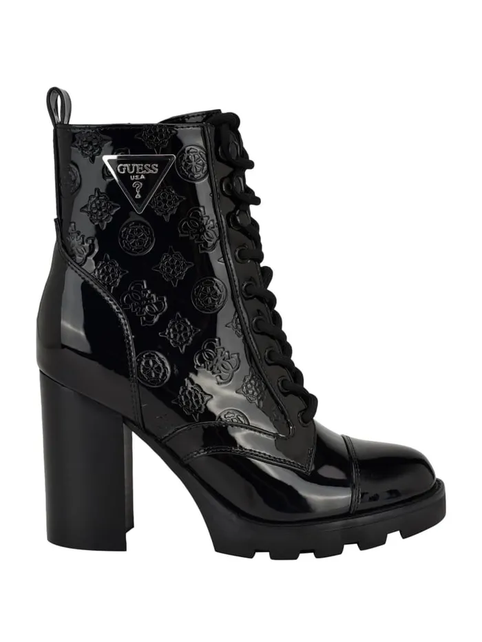 GUESS Shoes Neady Patent Booties Black 8211 Women