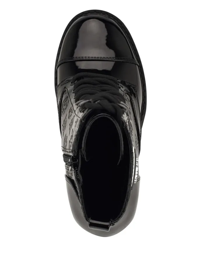 GUESS Shoes Neady Patent Booties Black 8211 Women
