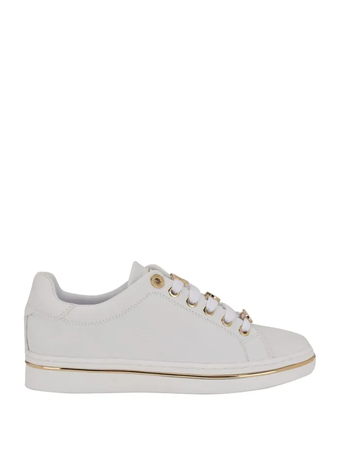 GUESS Shoes Stasey Debossed LowTop Sneakers Black 8211 Women