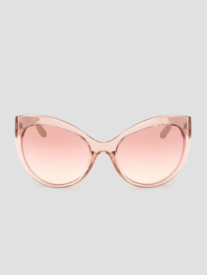 GUESS Sunglasses Juliette Butterfly Plastic Sunglasses Pink 8211 Women