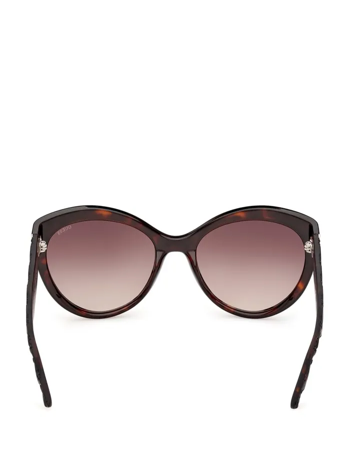 GUESS Sunglasses Juliette Butterfly Plastic Sunglasses Pink 8211 Women