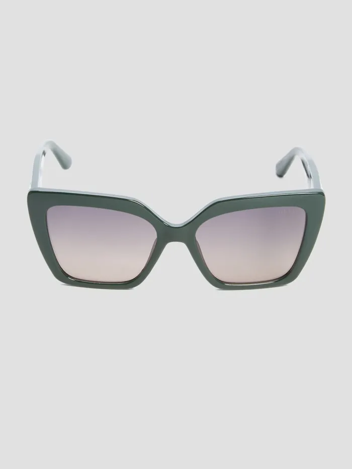 GUESS Sunglasses Square Plastic Sunglasses Black 8211 Women