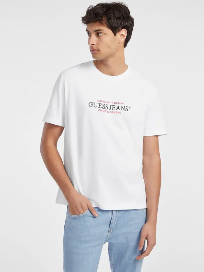 GUESS T Shirts and Tanks American Tradition Tee Green 8211 Men
