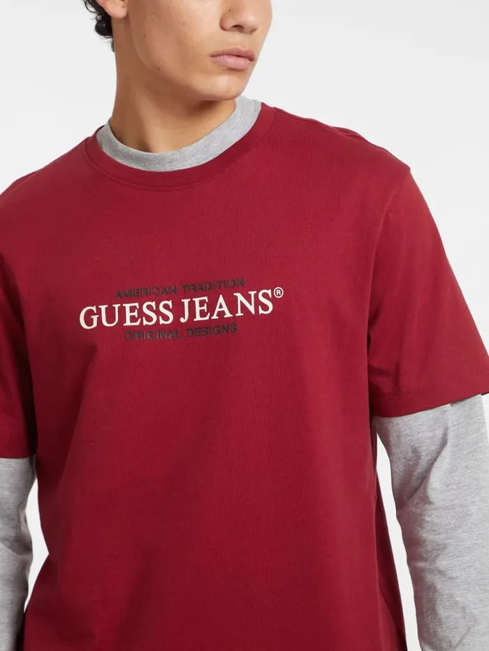 GUESS T Shirts and Tanks American Tradition Tee White 8211 Men