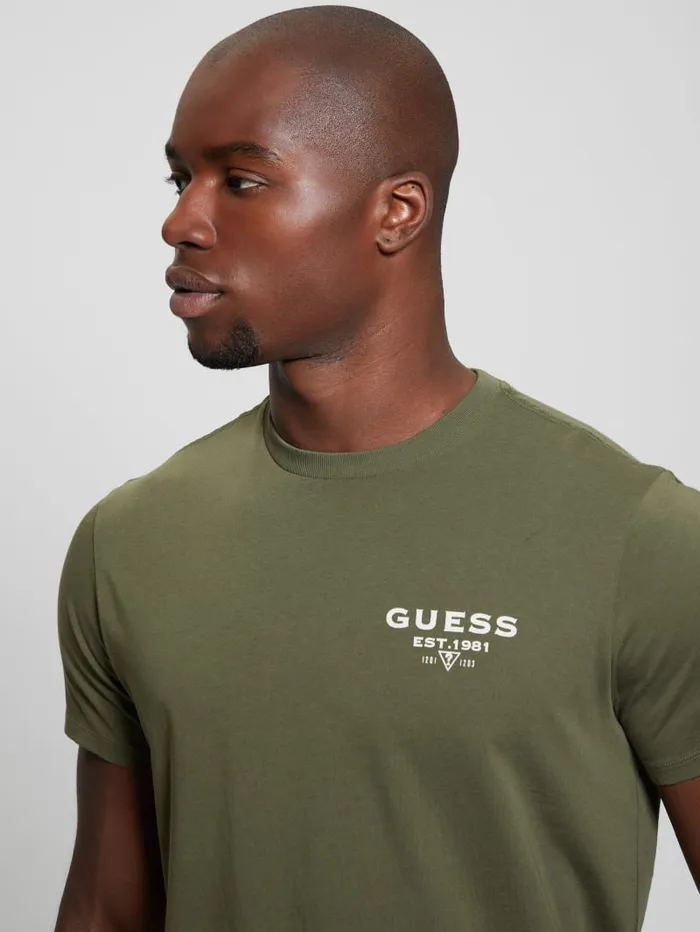 GUESS T Shirts and Tanks Eco Classic Tee Beige 8211 Men