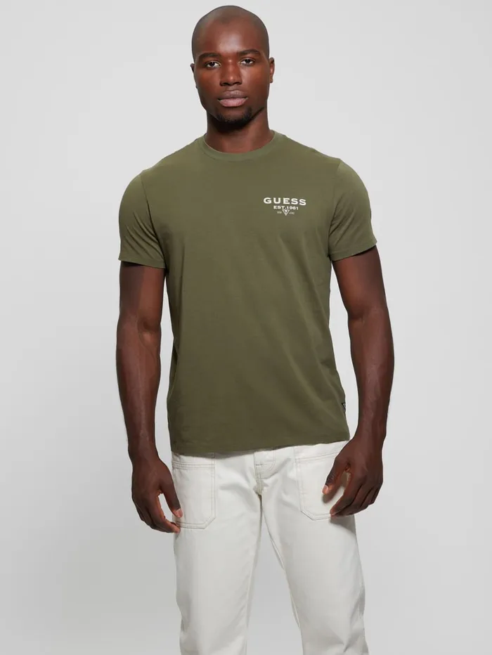 GUESS T Shirts and Tanks Eco Classic Tee Beige 8211 Men