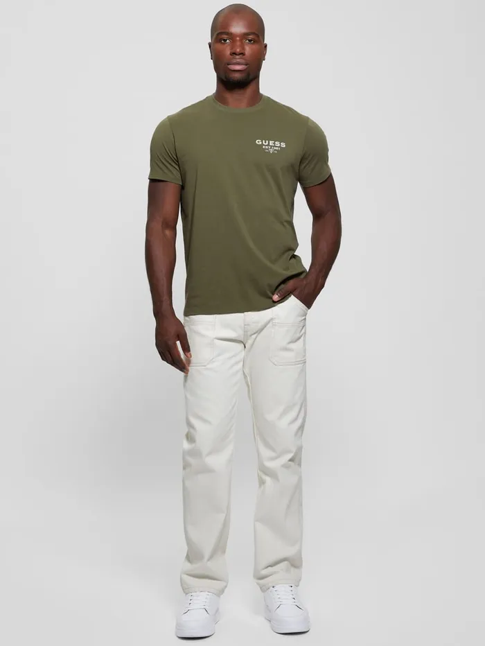 GUESS T Shirts and Tanks Eco Classic Tee Beige 8211 Men