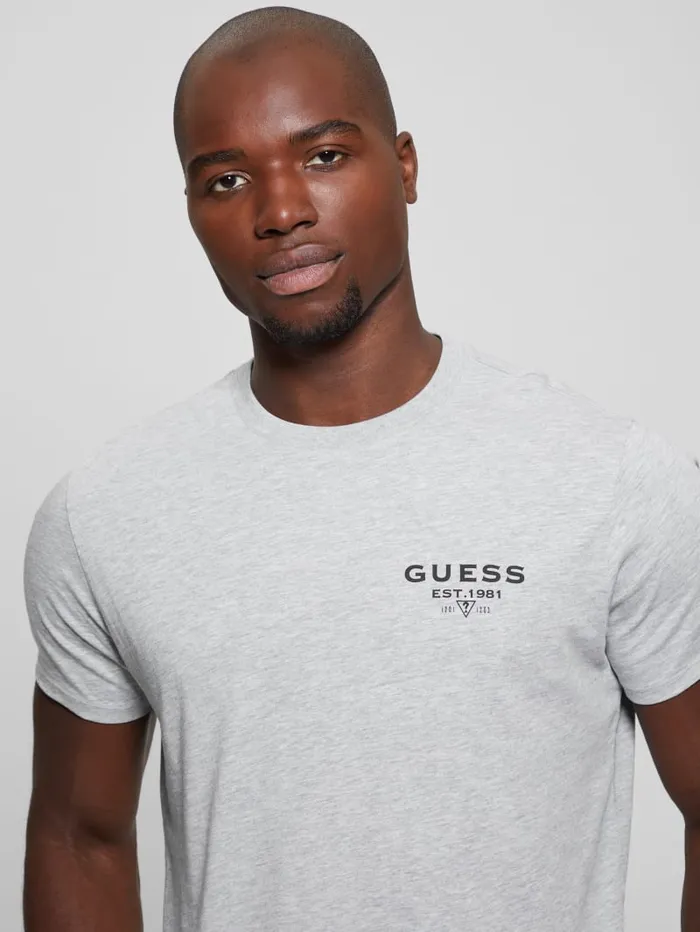 GUESS T Shirts and Tanks Eco Classic Tee Beige 8211 Men