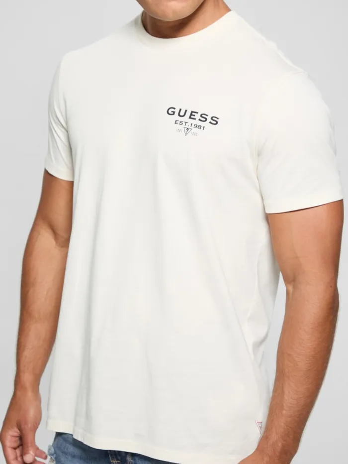 GUESS T Shirts and Tanks Eco Classic Tee Beige 8211 Men