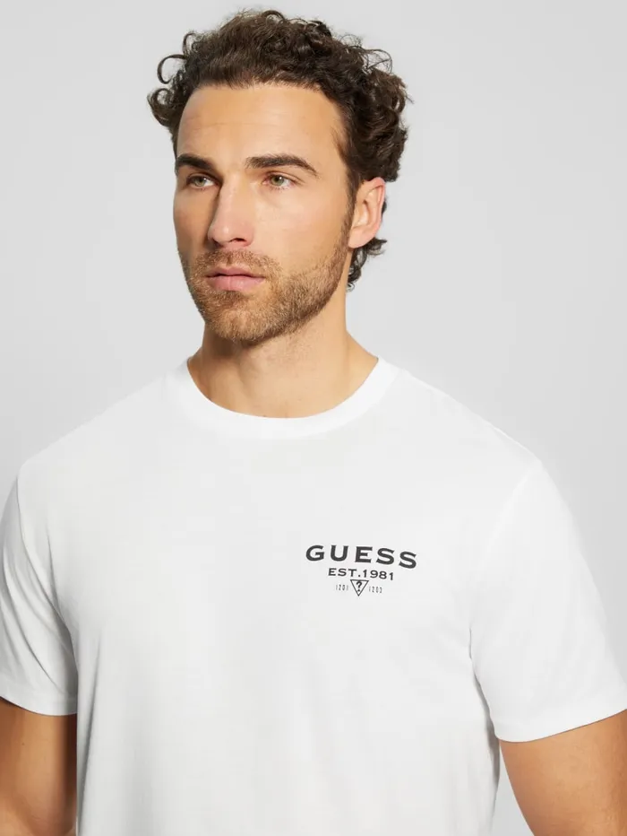GUESS T Shirts and Tanks Eco Classic Tee Beige 8211 Men