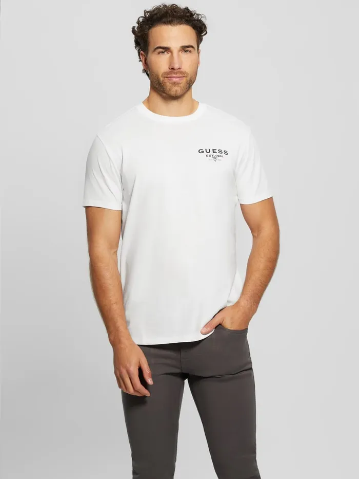 GUESS T Shirts and Tanks Eco Classic Tee Beige 8211 Men