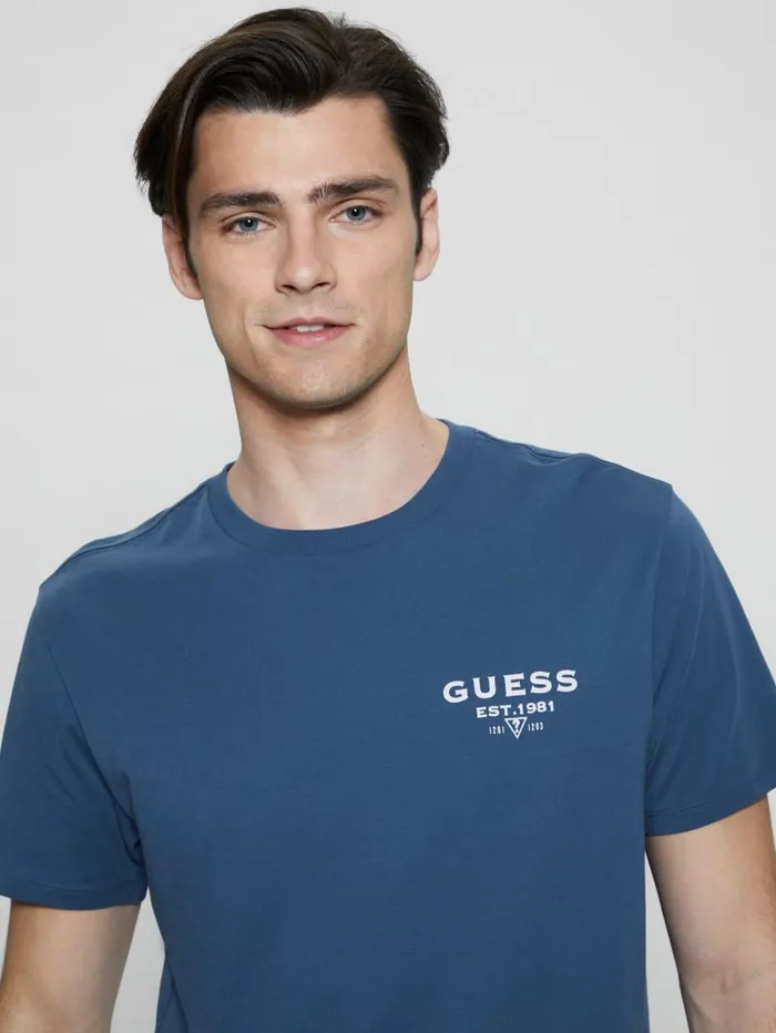 GUESS T Shirts and Tanks Eco Classic Tee Beige 8211 Men