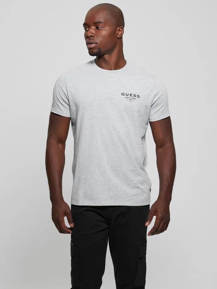 GUESS T Shirts and Tanks Eco Classic Tee Gray 8211 Men