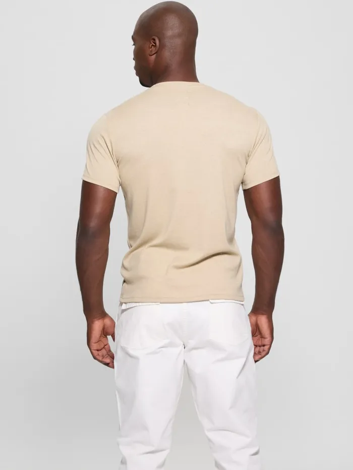 GUESS T Shirts and Tanks Eco Granada Crewneck Tee White 8211 Men