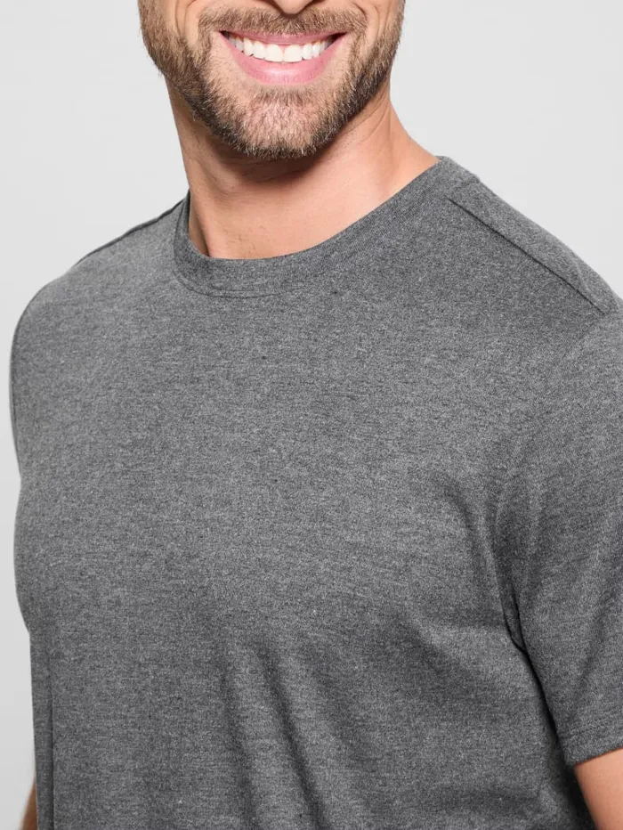 GUESS T Shirts and Tanks Eco Granada Crewneck Tee White 8211 Men