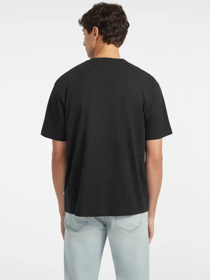 GUESS T Shirts and Tanks Embroidered Logo Tee Pink 8211 Men