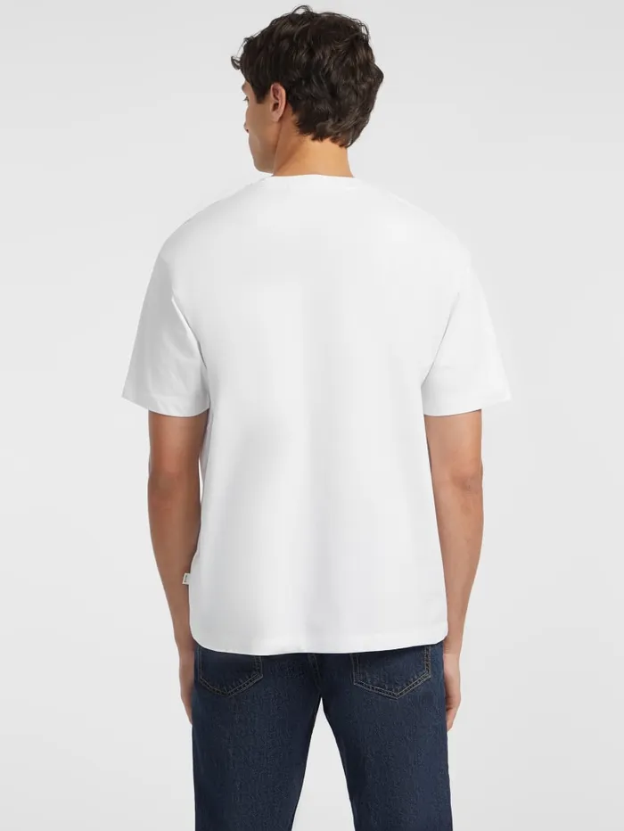GUESS T Shirts and Tanks Embroidered Logo Tee Pink 8211 Men