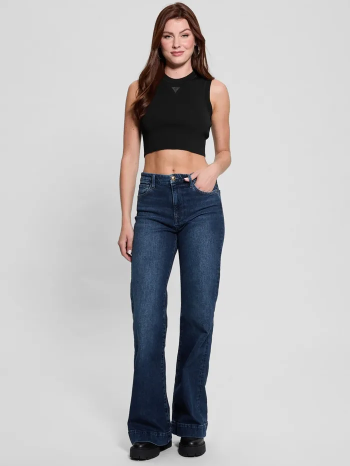 GUESS Tops Alexia Crop Tank Red 8211 Women