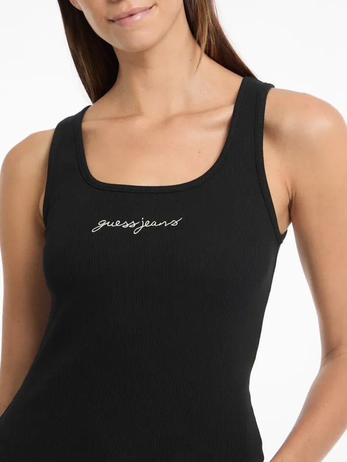 GUESS Tops and Tees Eco Ribbed Tank Top Black 8211 Women