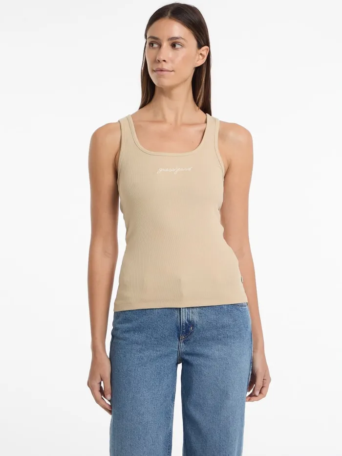 GUESS Tops and Tees Eco Ribbed Tank Top Black 8211 Women