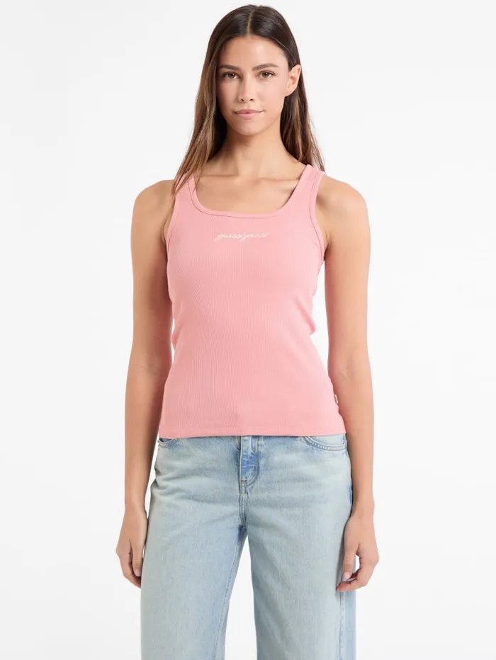 GUESS Tops and Tees Eco Ribbed Tank Top Black 8211 Women