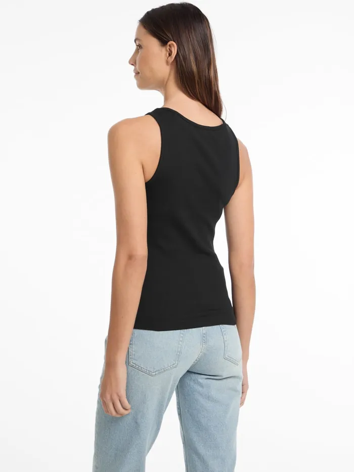 GUESS Tops and Tees Eco Ribbed Tank Top Black 8211 Women