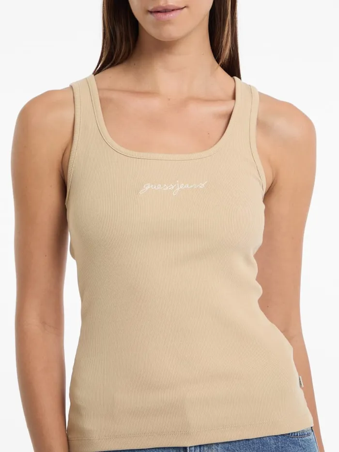 GUESS Tops and Tees Eco Ribbed Tank Top Black 8211 Women