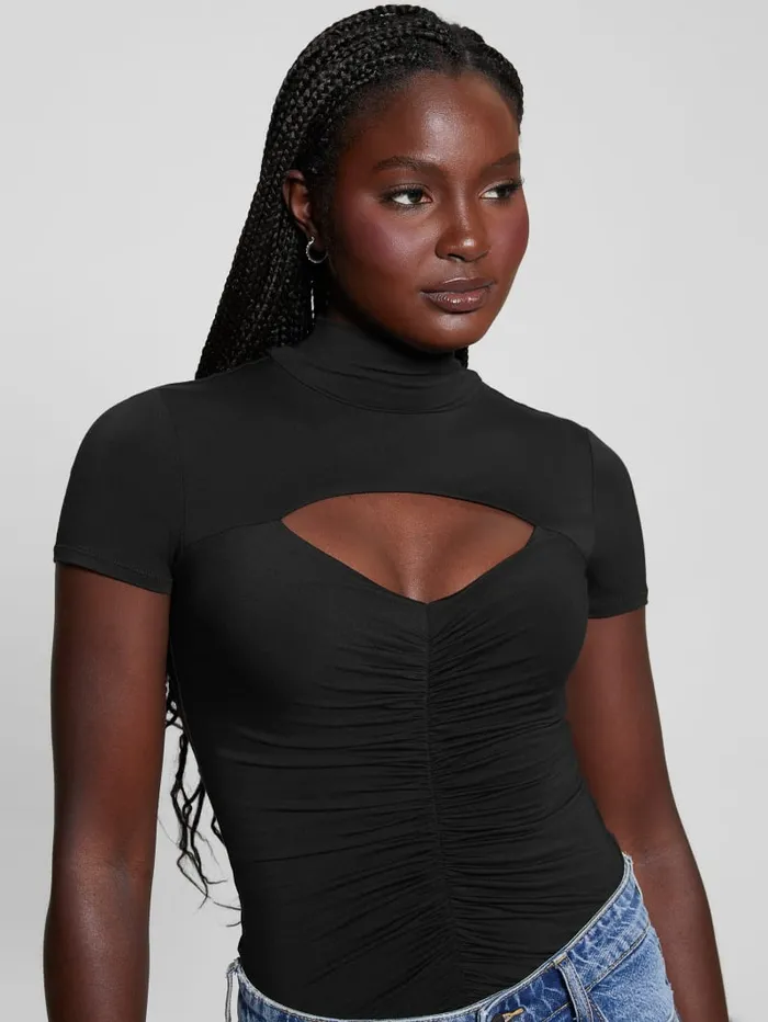 GUESS Tops Eco Brienna Cutout Top Green 8211 Women