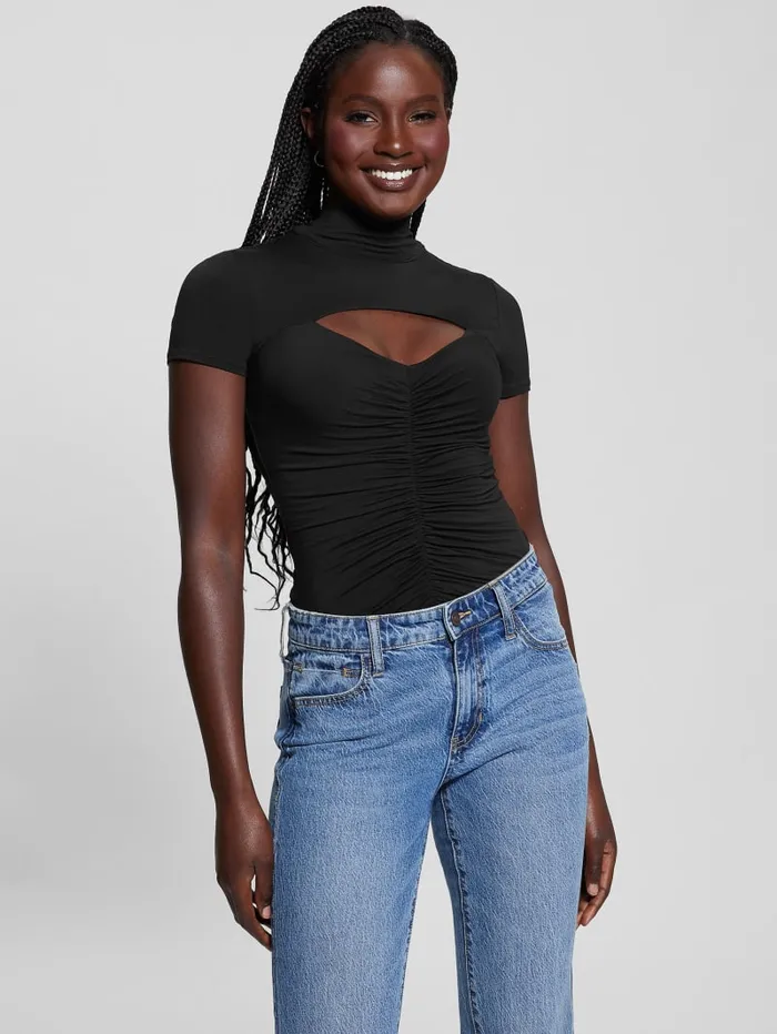 GUESS Tops Eco Brienna Cutout Top Green 8211 Women