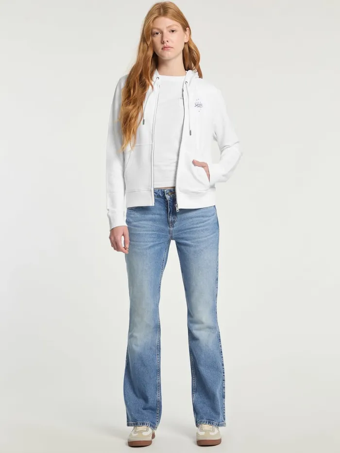 GUESS Tops Eco Hooded Sweatshirt White 8211 Women