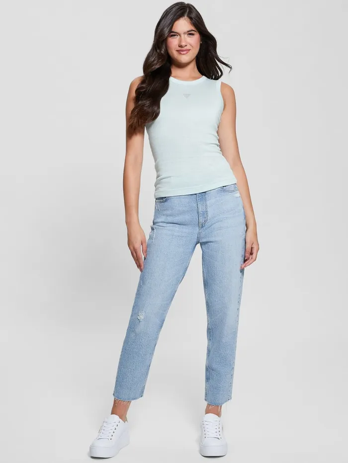 GUESS Tops Eco Michela Embellished Top Green 8211 Women