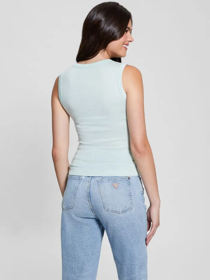 GUESS Tops Eco Michela Embellished Top Green 8211 Women