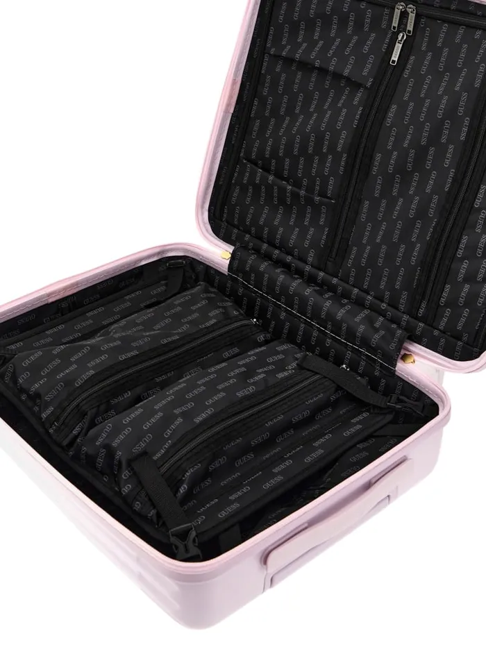 GUESS Travel and Tech Olbia Cabin Trolley Suitcase Gray 8211 Women