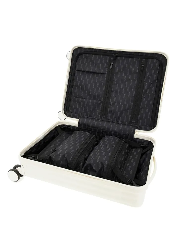 GUESS Travel and Tech Olbia Cabin Trolley Suitcase Gray 8211 Women