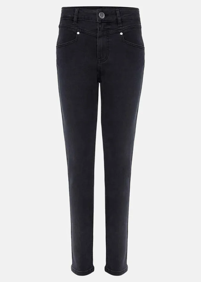 Hailee Topstitch Skinny Jeans Charcoal Women Phase Eight Trousers