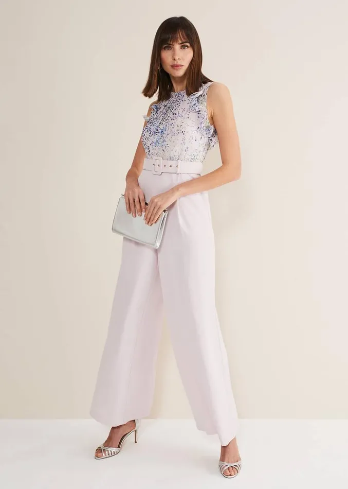 Honey Ditsy Jumpsuit Dark Wash Women Phase Eight Dresses