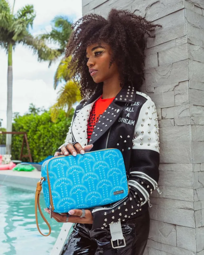 ILLUCHAINS TURQ TOILETRY BAG Bags SPRAYGROUND