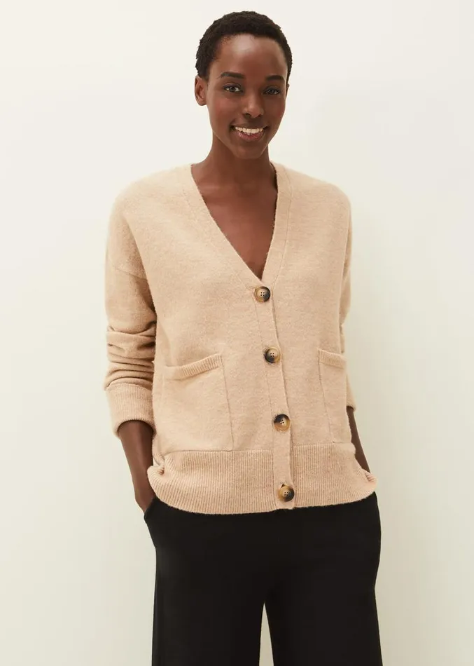 Immy Cardigan Camel Women Phase Eight Knitwear