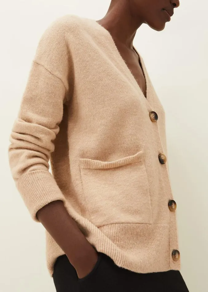 Immy Cardigan Camel Women Phase Eight Knitwear