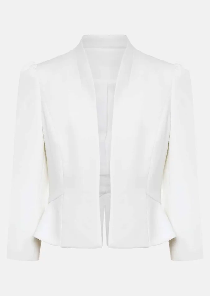 Isabella Bow Jacket Ivory Women Phase Eight Jackets