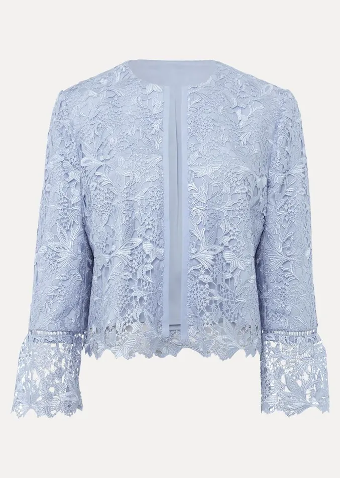Isabella Lace Jacket Light Cornflower Women Phase Eight Jackets