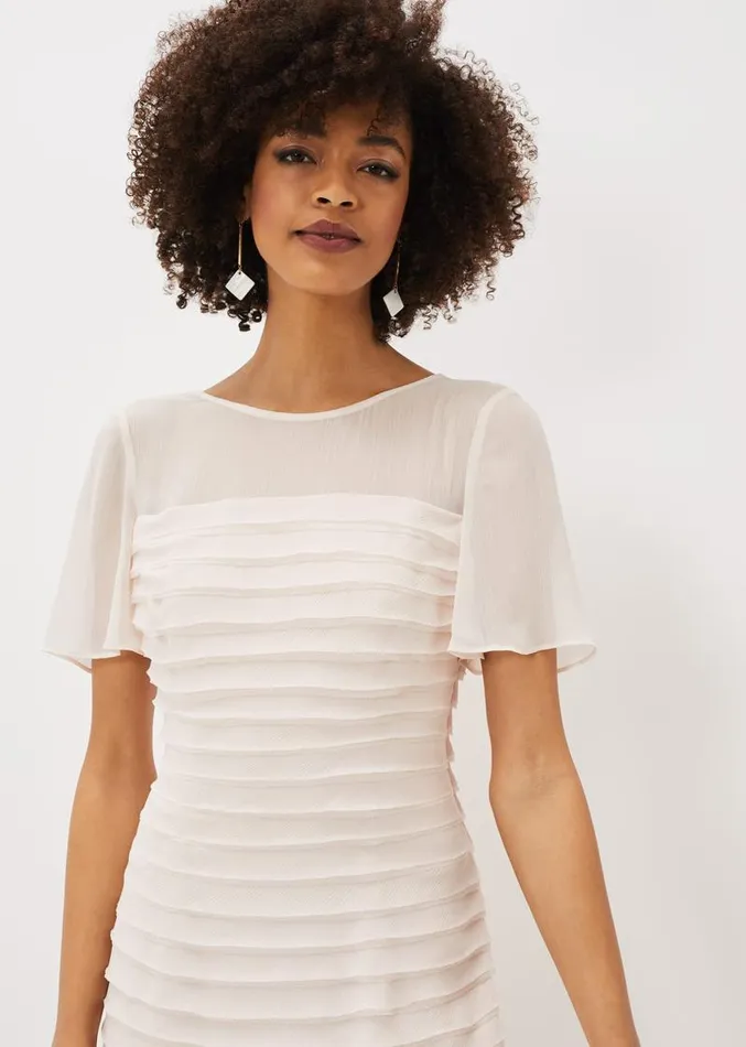 Ivanka Layered Fishtail Dress Cameo Women Phase Eight Dresses