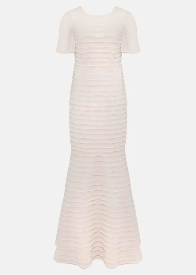 Ivanka Layered Fishtail Dress Cameo Women Phase Eight Dresses