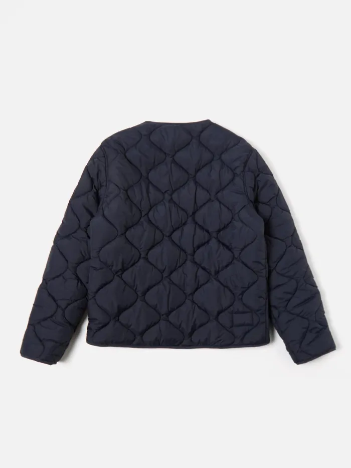 Jackets Men Universal Works Universal Works Liner Jacket In Navy Diamond Quilt