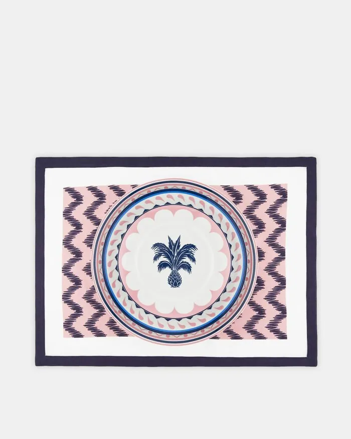 Jaipur Placemat Blue Women Aquazzura Table Linens Jaipur Placemat Blue Women Aquazzura Table Linens