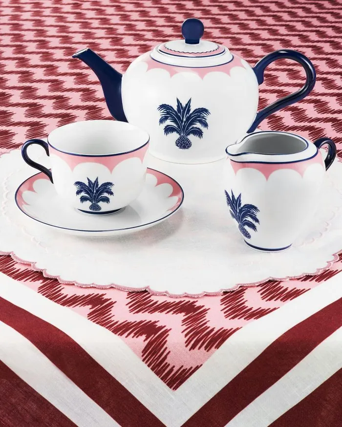 Jaipur Tea Set X2 Pink Women Aquazzura Tea And Coffee Jaipur Tea Set X2 Pink Women Aquazzura Tea And Coffee