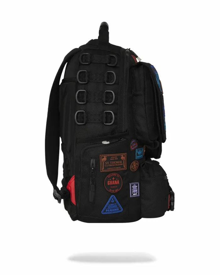 JAMES FIRST CLASS I GOT THESE STAMPS BACKPACK Bags SPRAYGROUND
