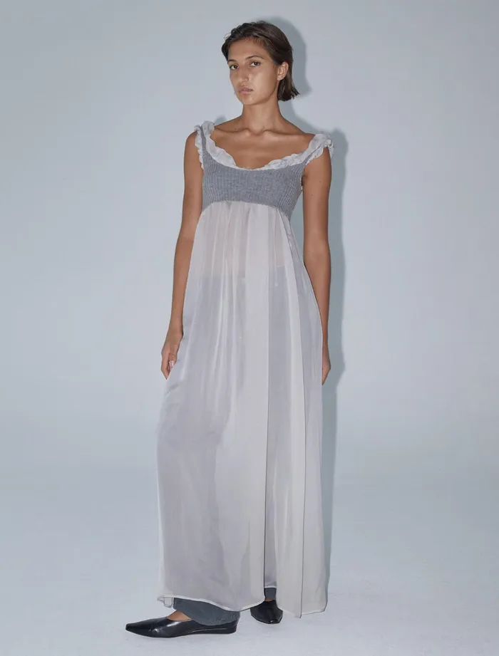 Janette Light Grey Women Paloma Wool Dresses