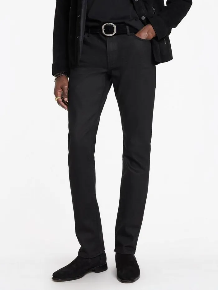 Jeans Men John Varvatos J701 8211 COATED Black