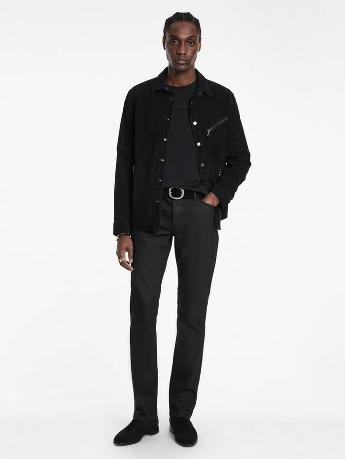 Jeans Men John Varvatos J701 8211 COATED Black
